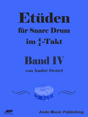 cover image of Etüden für Snare-Drum im 4/4-Takt--Band 4